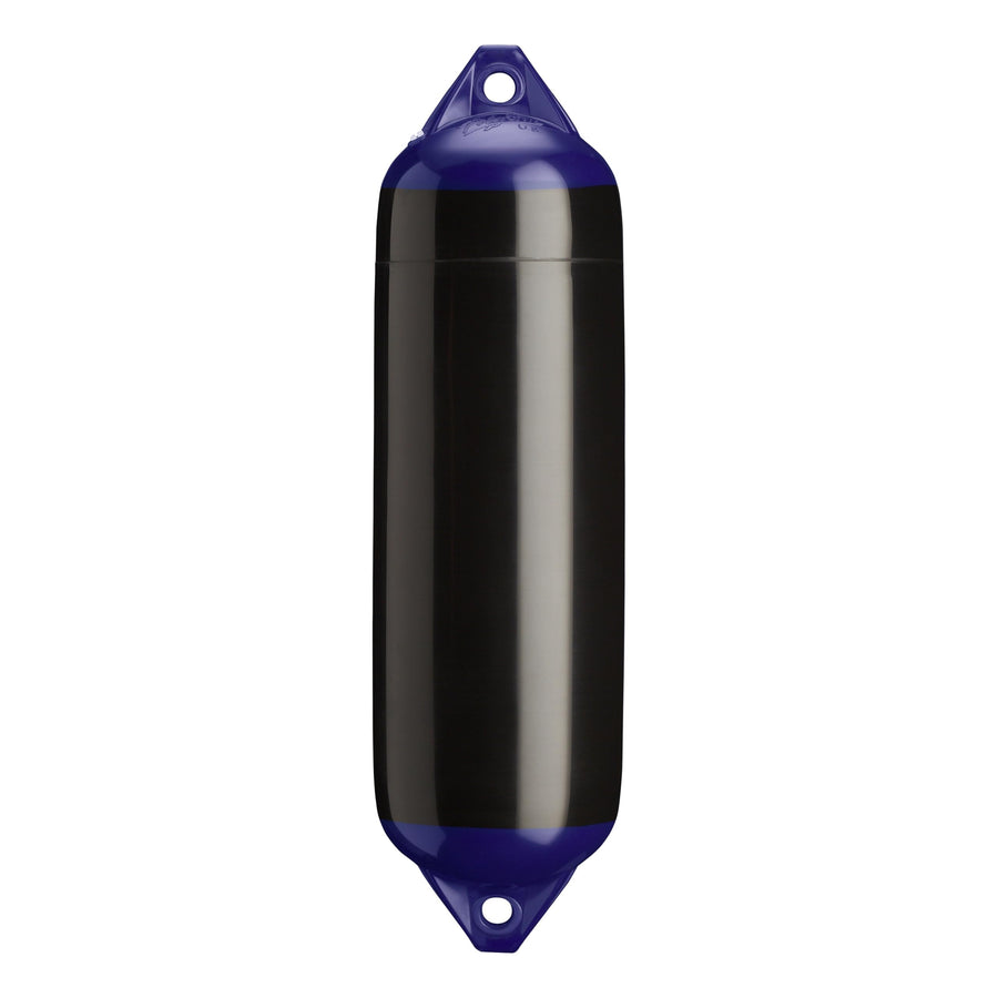 Polyform Boat Fender F-3 Standard Blue Ropehold - Black