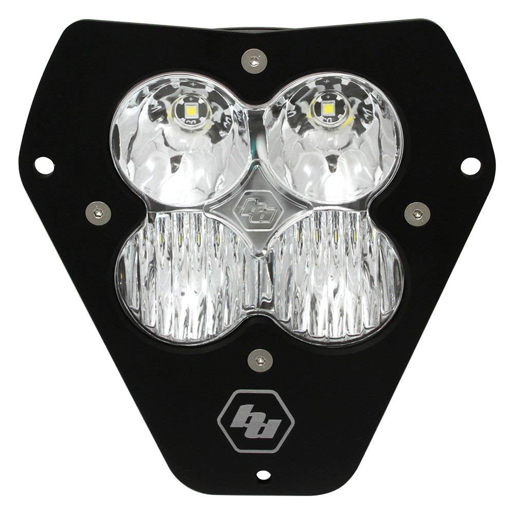 Baja Designs LED Headlight Kit XL Sport (D/C) for KTM Motorcycle 2008-2013 (Driving/Combo; Clear)