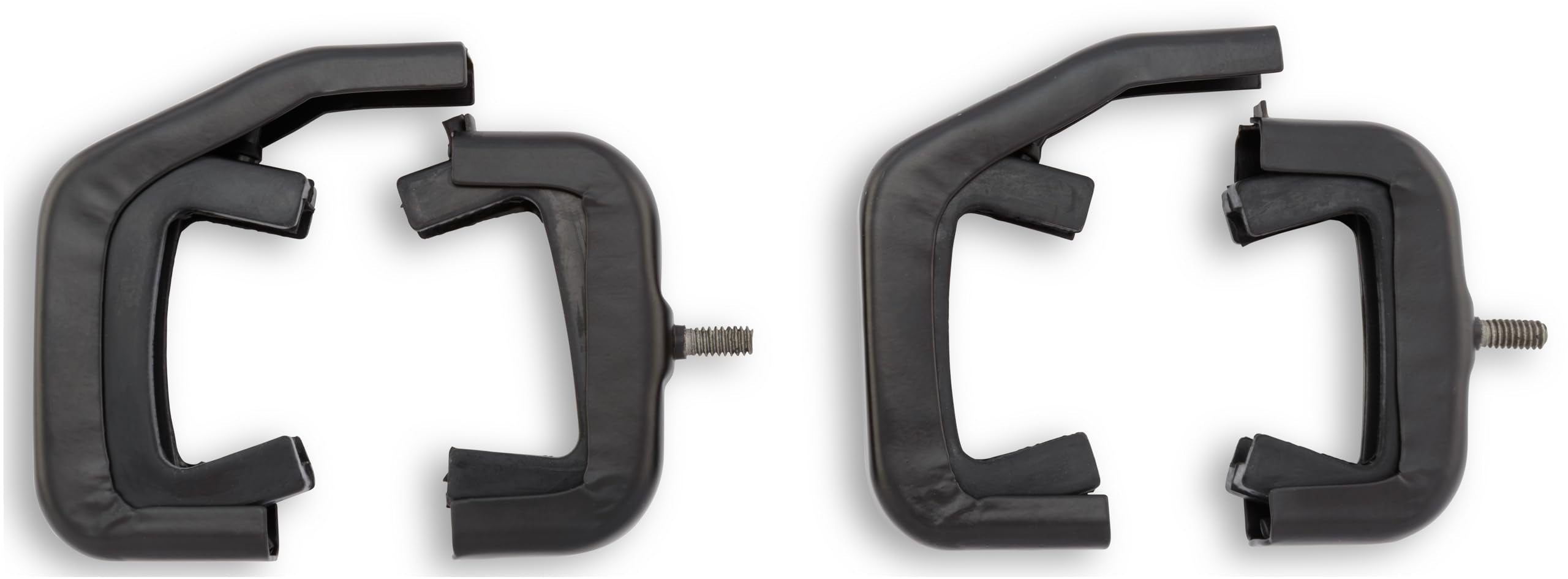 3ROW RAD BRKT BLK Scott Drake 66-77 Bronco