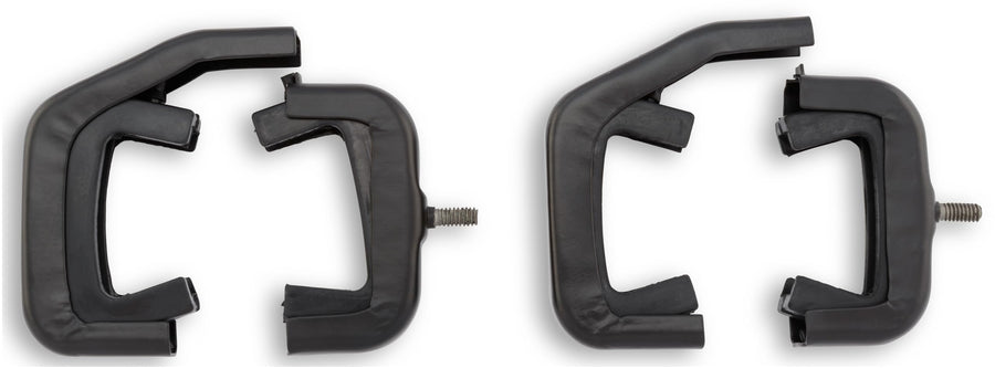 3ROW RAD BRKT BLK Scott Drake 66-77 Bronco