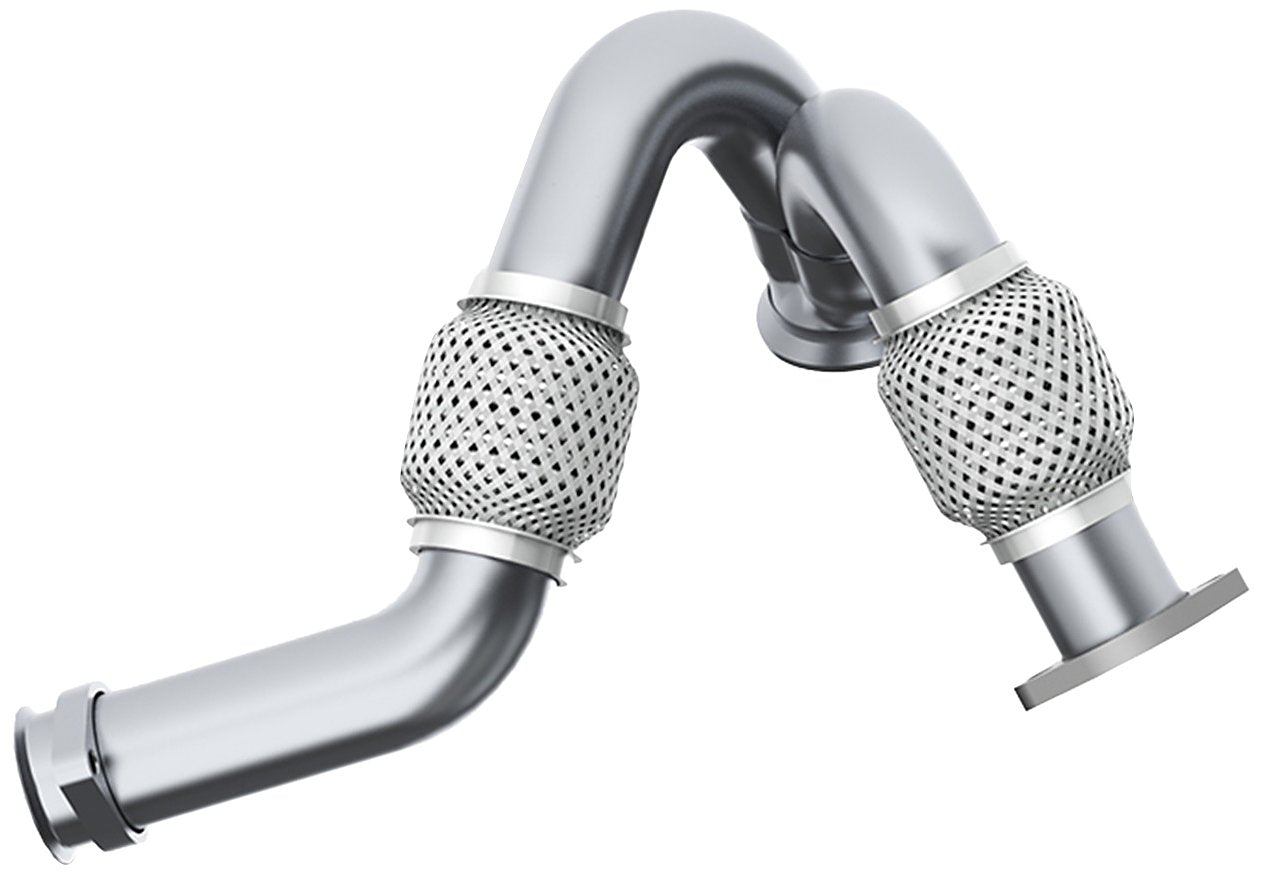Turbo Up Pipe MBRP FAL2313, Dual (Aluminized Steel)