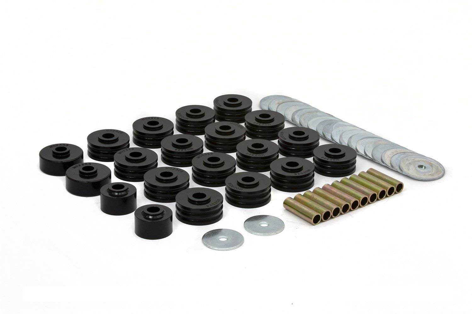 Toyota FJ40 Daystar Body Mounts Only NO Hardware, fits 1979 to 1984 4WD, KT04007BK, Made in America, Black