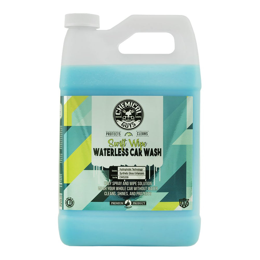 Chemical Guys Waterless Car Wash Spray Swift Wipe - Spray and Wipe to Safely Clean and Shine Cars, Trucks, Motorcycles, RV & More, High Lubrication Formula, 128 oz