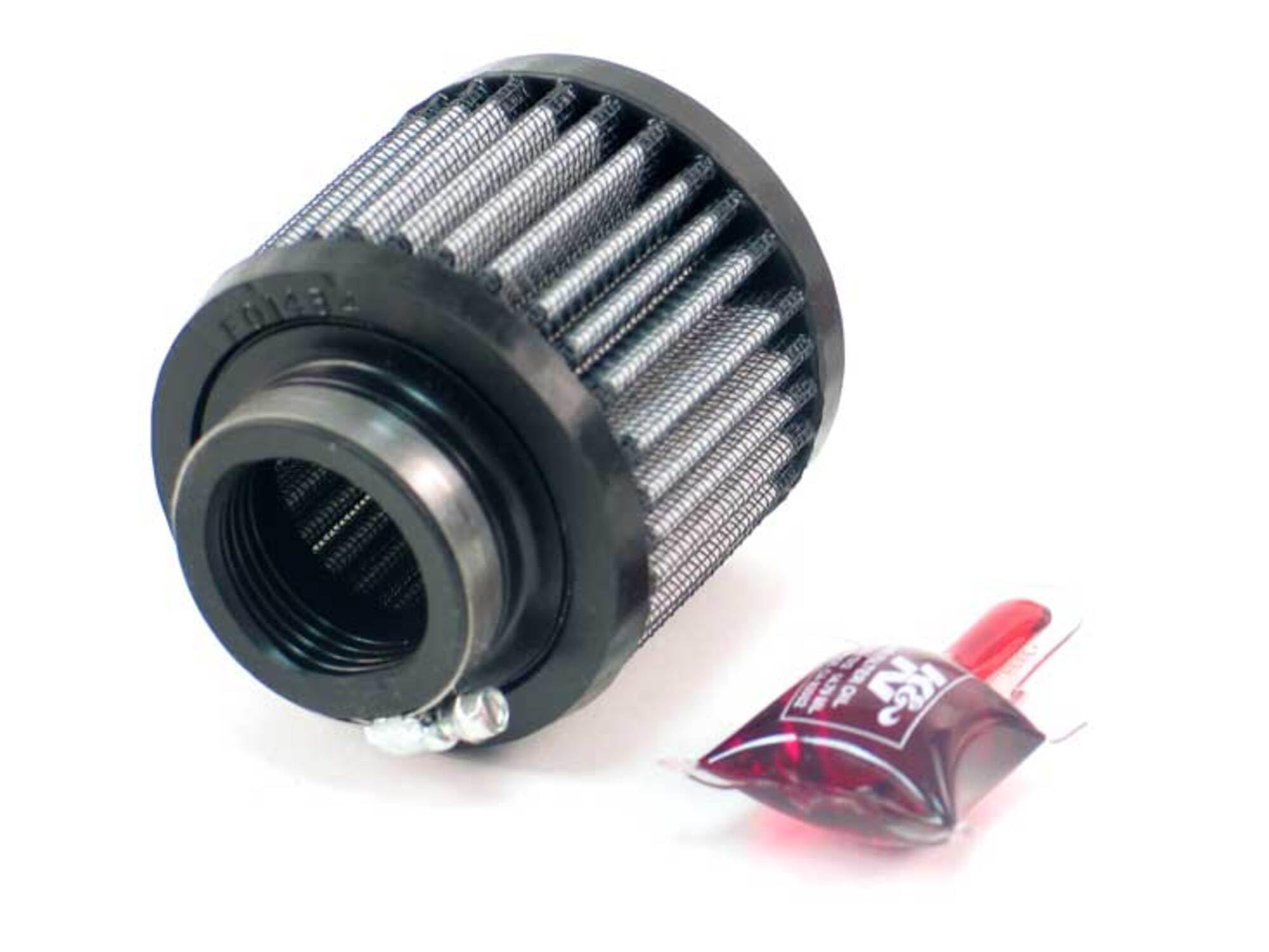 K&N Air Filter/ Breather Vent: High Performance, Premium, Washable, Replacement Engine Filter: Flange Diameter: 1.375 In, Filter Height: 2.5 In, Flange Length: 0.625 In, Shape: Breather, 62-1430