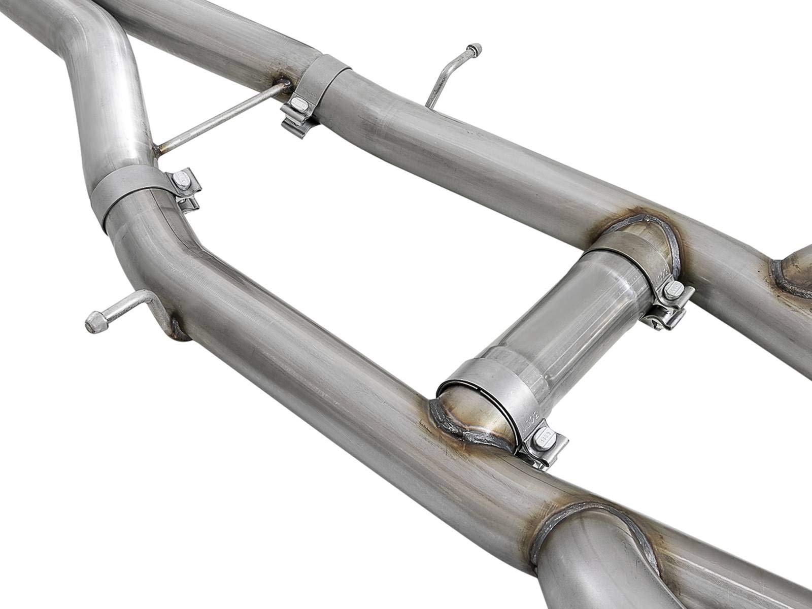 MACH Force-Xp Exhaust System aFe Power (3", Cat-Back, Stainless Steel) 49-34078-B