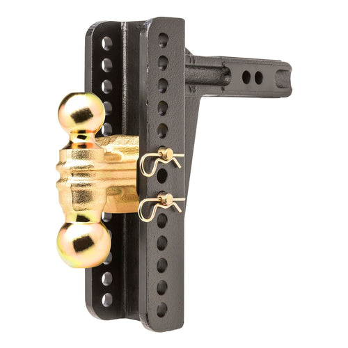 HUSKY 33255 TOWING SHANK 10 DROP, Ball Mount; Fits 2 Inch Receiver; Channel Mount; 14000 Pound Capacity; 10-1/8 Inch Drop; 2 Inch Ball Rated At 10000 Pounds/ 2-5/16 Inch Ball Rated At 14000 Pounds;