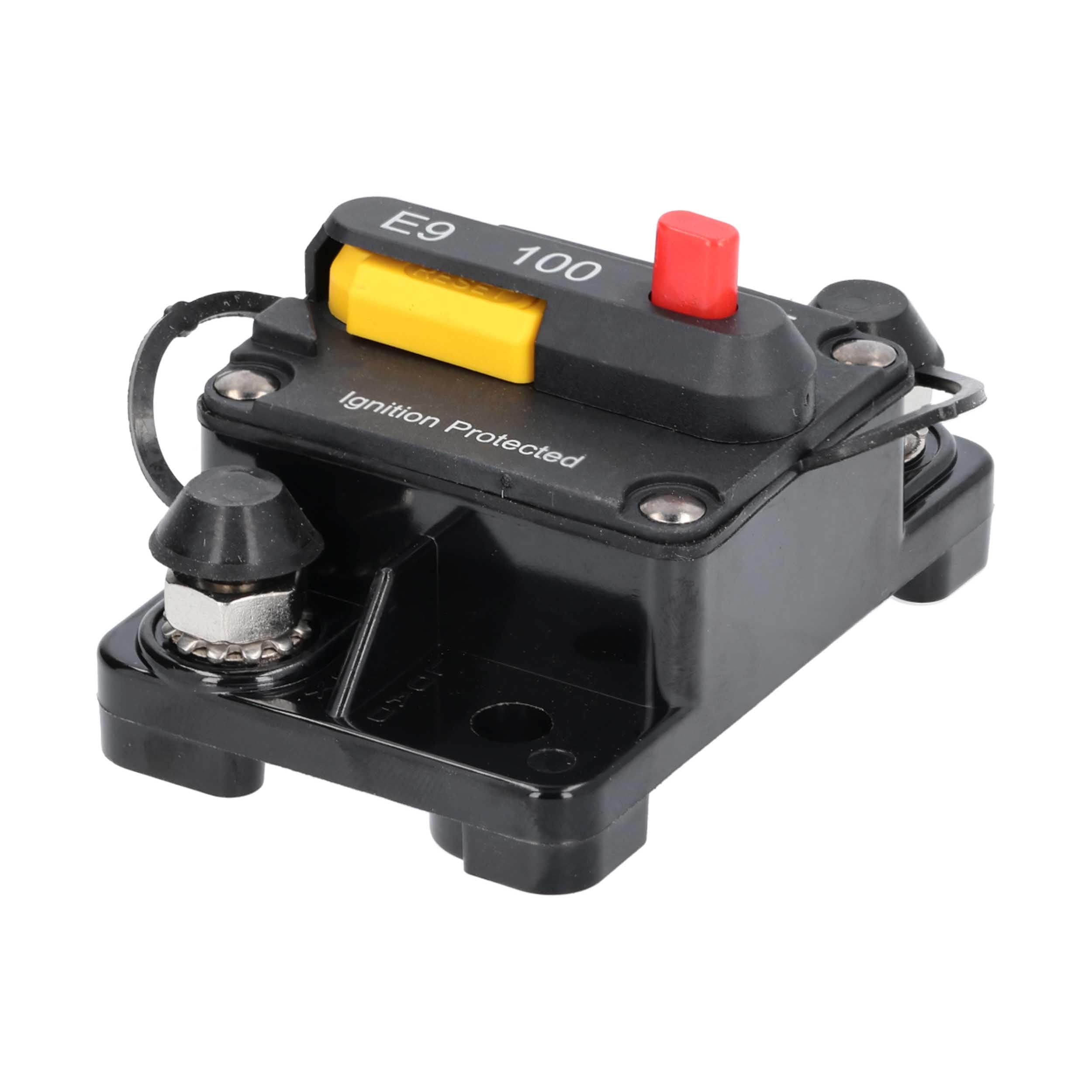 Circuit Breaker Installbay - Manual Reset w/LED 80 AMP (EL-CB80MR)