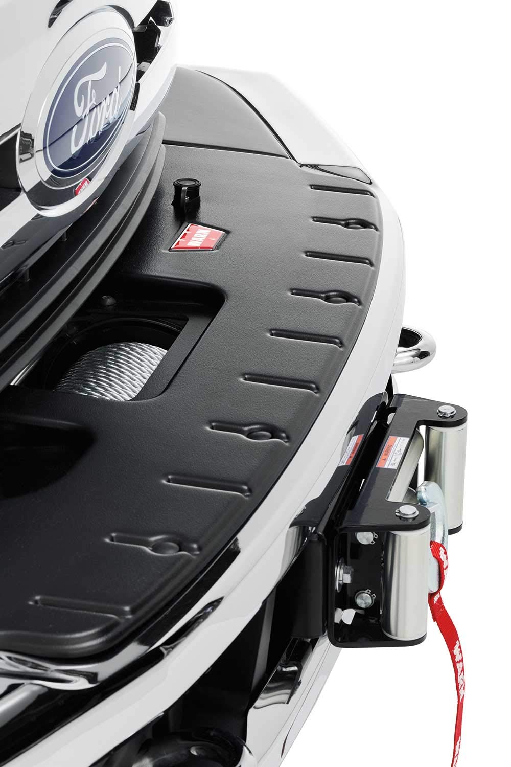 Hidden WARN Winch Bracket Kit 98055, Fits: Ford Super Duty F-250, 350, 450 (2017-2018)