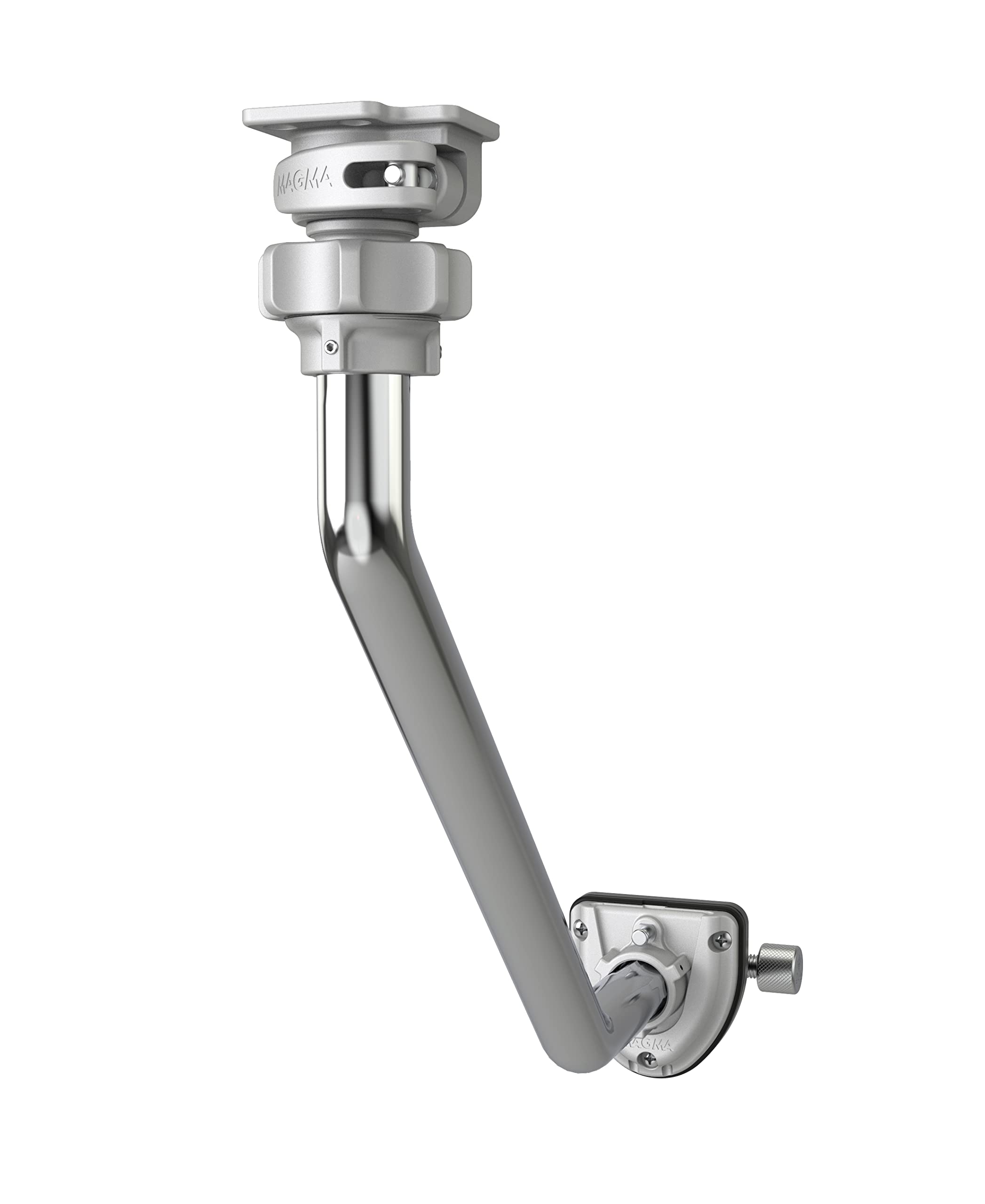 Magma 2" Trailer Hitch Slide Mount T10-343 - Locking BBQ Grill and Table Mount for RV, Camping, and Tailgating, Stainless Steel and Anodized Aluminum