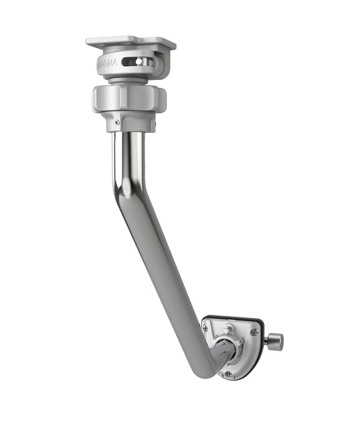 Magma 2" Trailer Hitch Slide Mount T10-343 - Locking BBQ Grill and Table Mount for RV, Camping, and Tailgating, Stainless Steel and Anodized Aluminum