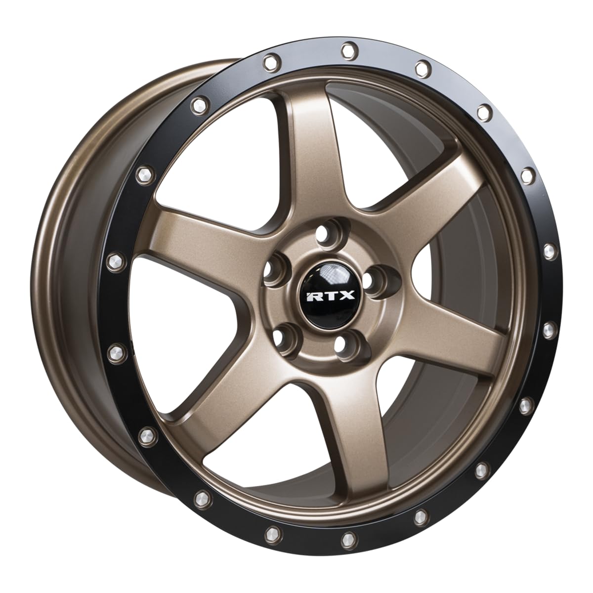 083015 • RTX® Dakar • Satin Bronze Black Edge Lip • 17x8 5x114.3 ET35 CB73.1