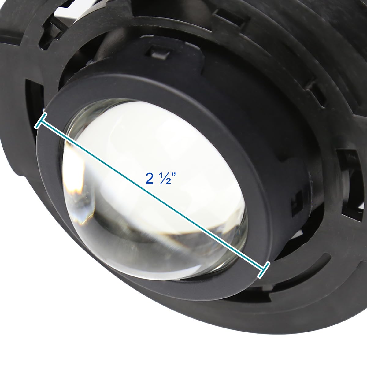 Fog Lights SPEC-D TUNING + H11 Bulbs + Switch Compatible with 2011-2014 Chrysler 200, 300, Dodge Avenger, L+R Pair Assembly