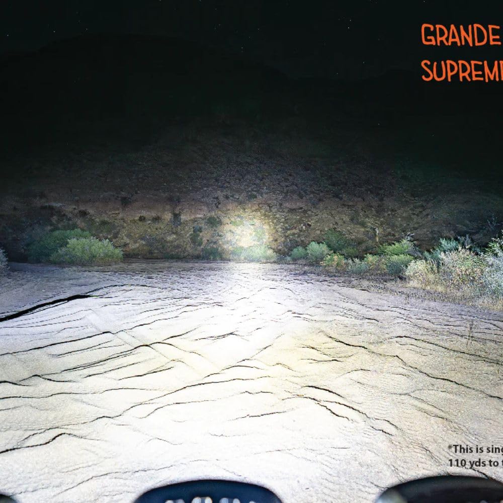 Grande PM616 NACHO Supreme Racer 140 W Effective lumens 10,696 Multi-function Spot flood Area. Ideal for 4x4 off road adventures – Single