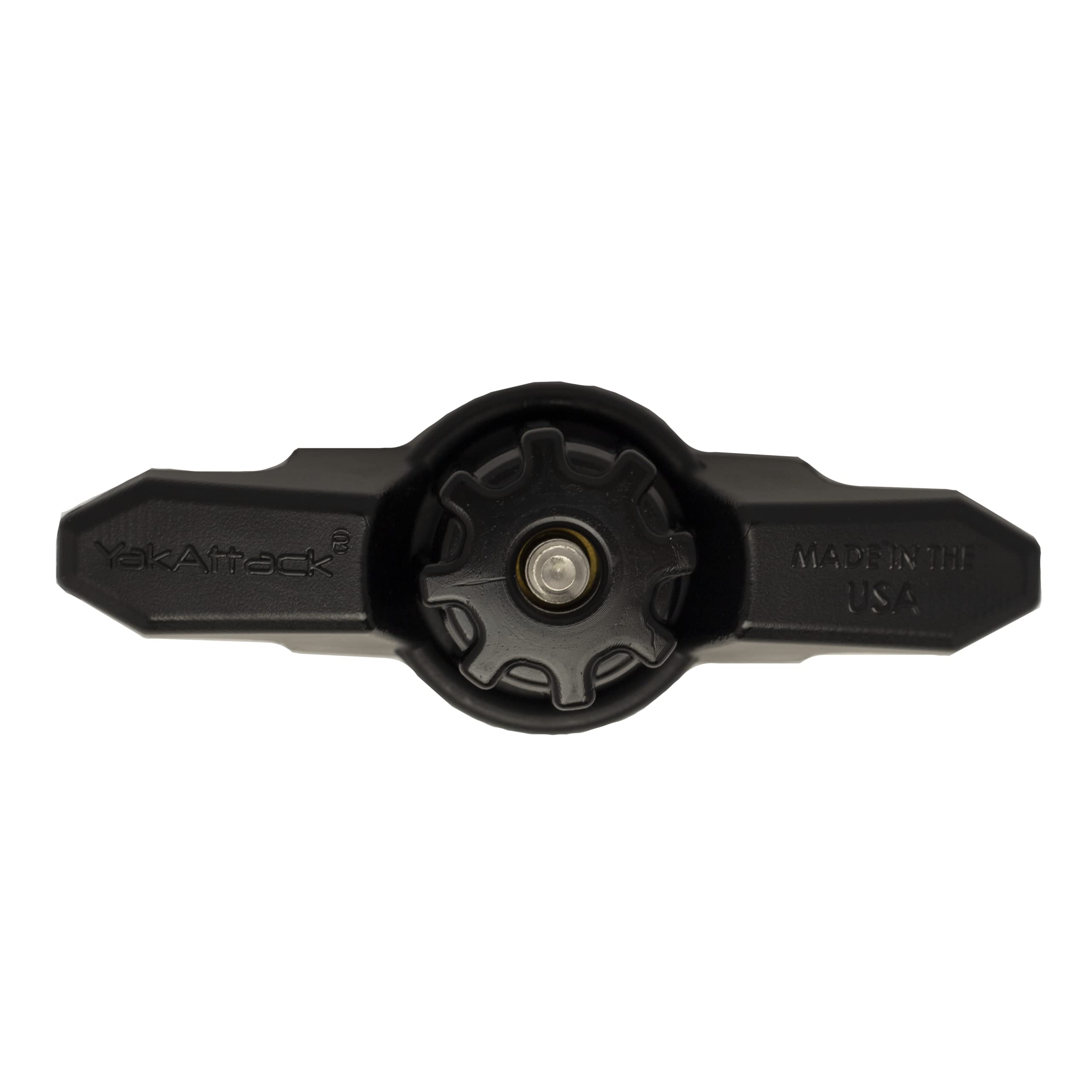 YakAttack Line Cleat GT Cleat Track Mount | Low-Profile Rope Cleat for Anchor Systems | Compatible with GearTrac, MightyMount XL, and Most Kayak Tracks | Made in USA
