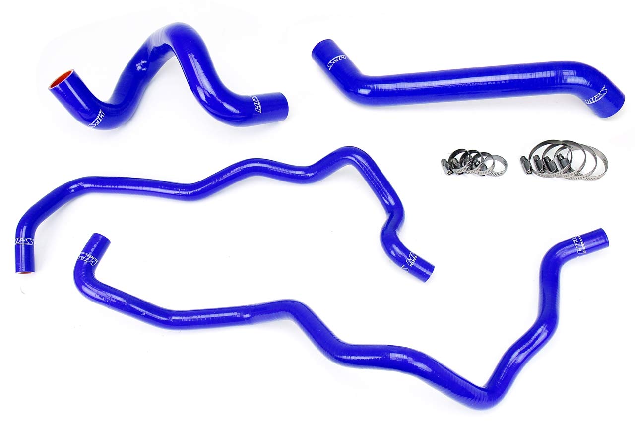 Blue HPS 57-1220-BLUE Silicone Radiator Coolant/Heater Hose Kit