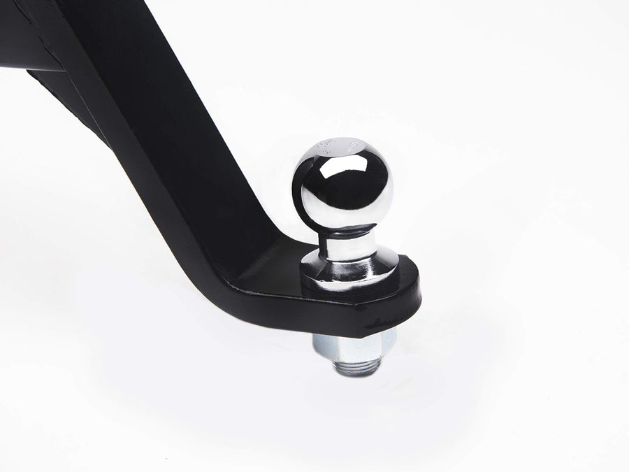 6" Drop Down Armordillo 7161559 Loaded Ball Mount Trailer Tow Hitch with 2" Receiver Tube Universal Fit - Black