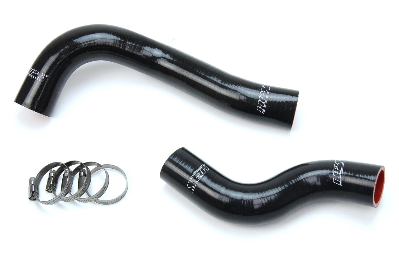 HPS Performance Silicone Black Radiator Hose Kit Coolant Compatible for Lexus 2015-2018 RCF 2016-2018 GSF 2022 IS500 V8 5.0L, 57-1632-BLK