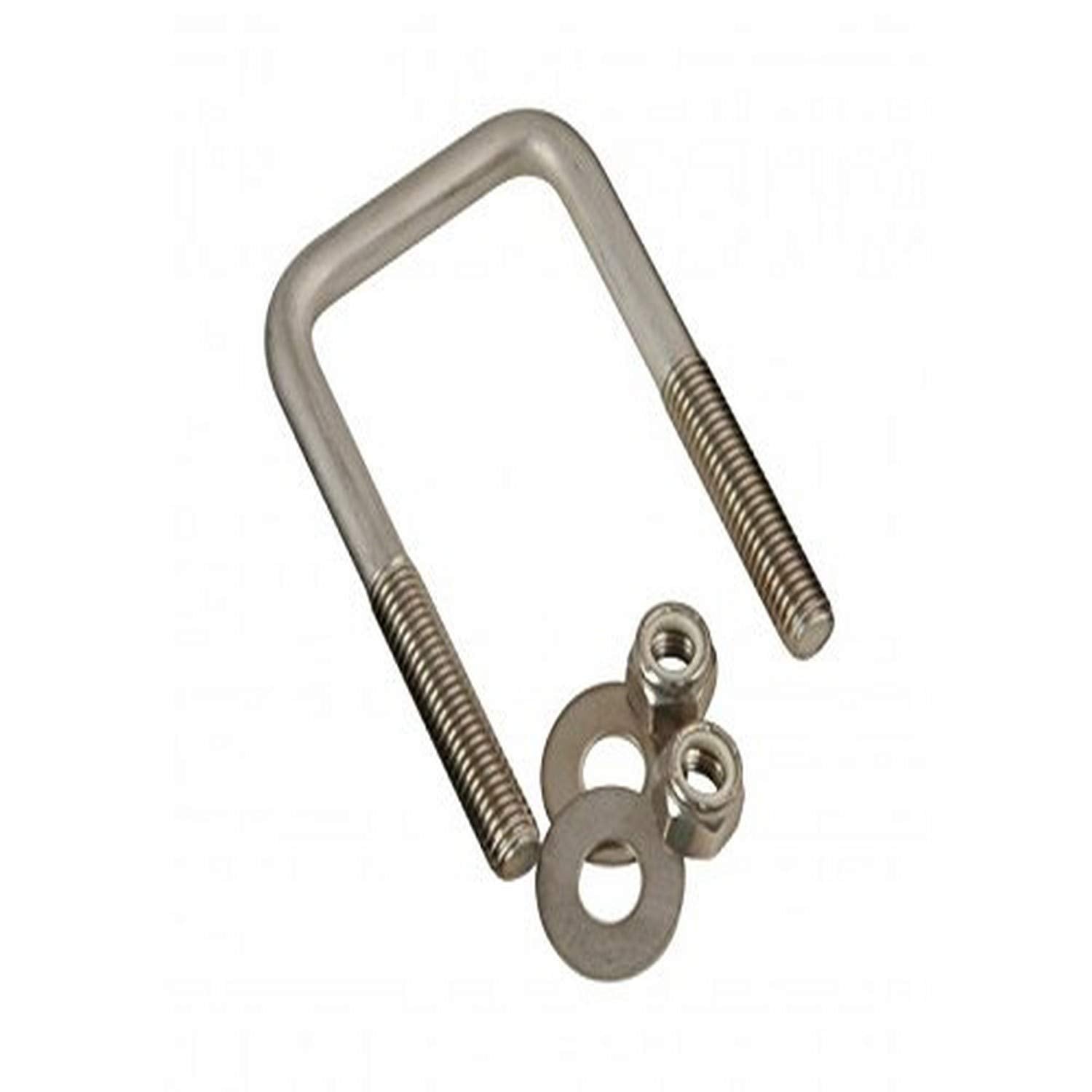 Stainless Steel U-Bolt - CE Smith - U-Bolts for Boat Trailer Accessories - Square - 7/16"-14 x 3-1/8" x 3" (15502A)