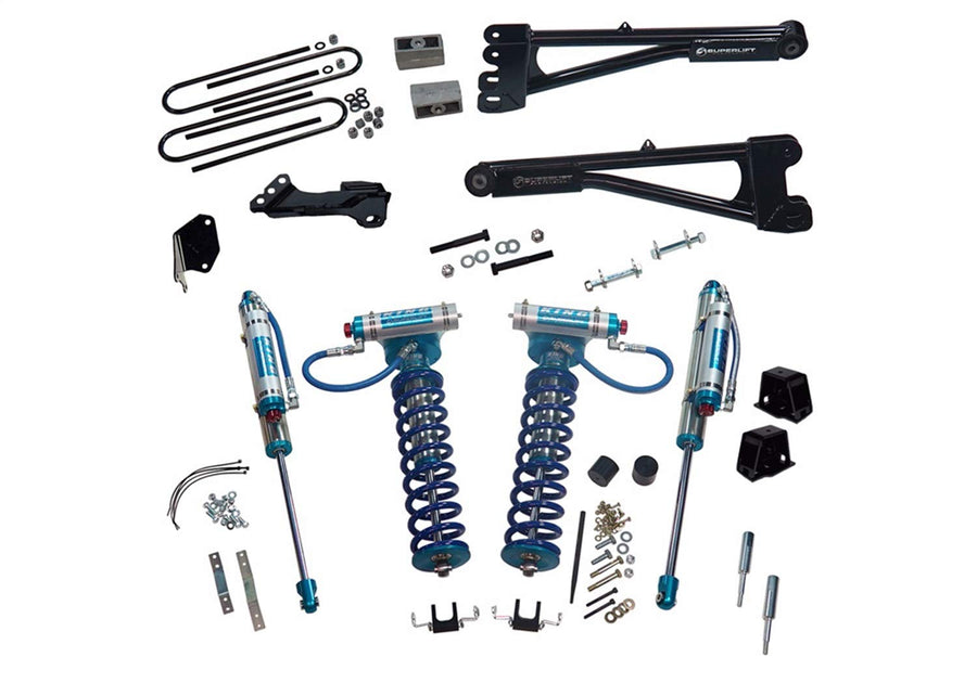 SUPERLIFT SUSPENSION RealTruck 4" Lift Kit for Ford F-250/F-350 | Complete Lift Kit with King 2.0 Coilovers and Replacement Radius Arms | K975KG | Fits 2005-2007 Ford F-250 / F-350