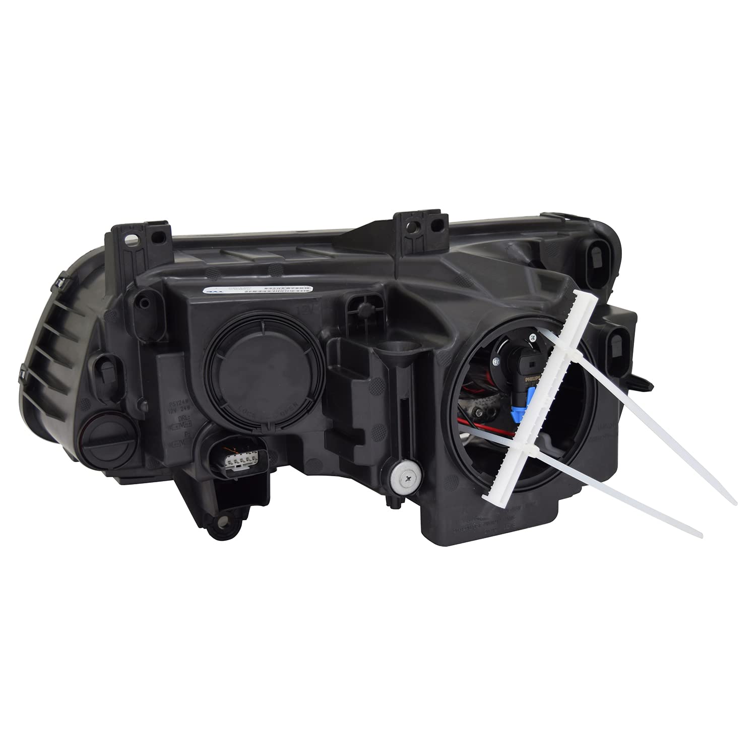 Right TYC Headlight Assembly Compatible with 2012-2014 Chrysler 300