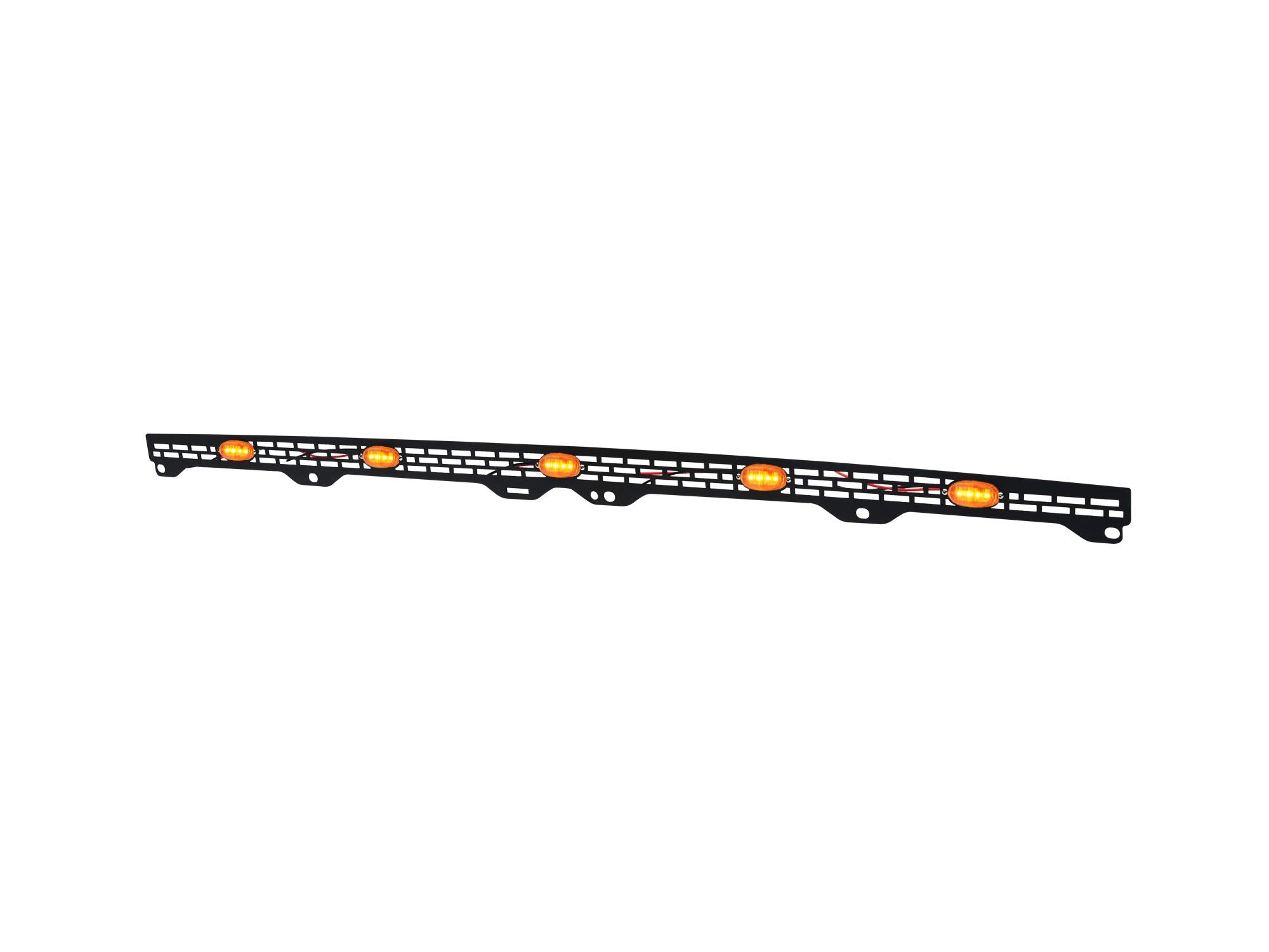 Hood Grille Insert Armordillo USA 7180161 with Clear Lights Fits 2014-2020 Toyota Tundra