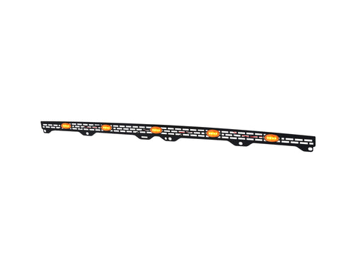 Hood Grille Insert Armordillo USA 7180161 with Clear Lights Fits 2014-2020 Toyota Tundra