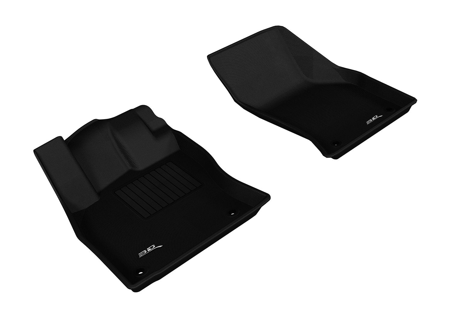 3D MAXpider Custom Fit Front Row All-Weather Floor Mat for Select Audi A3/S3 Models - Kagu Rubber (Black)