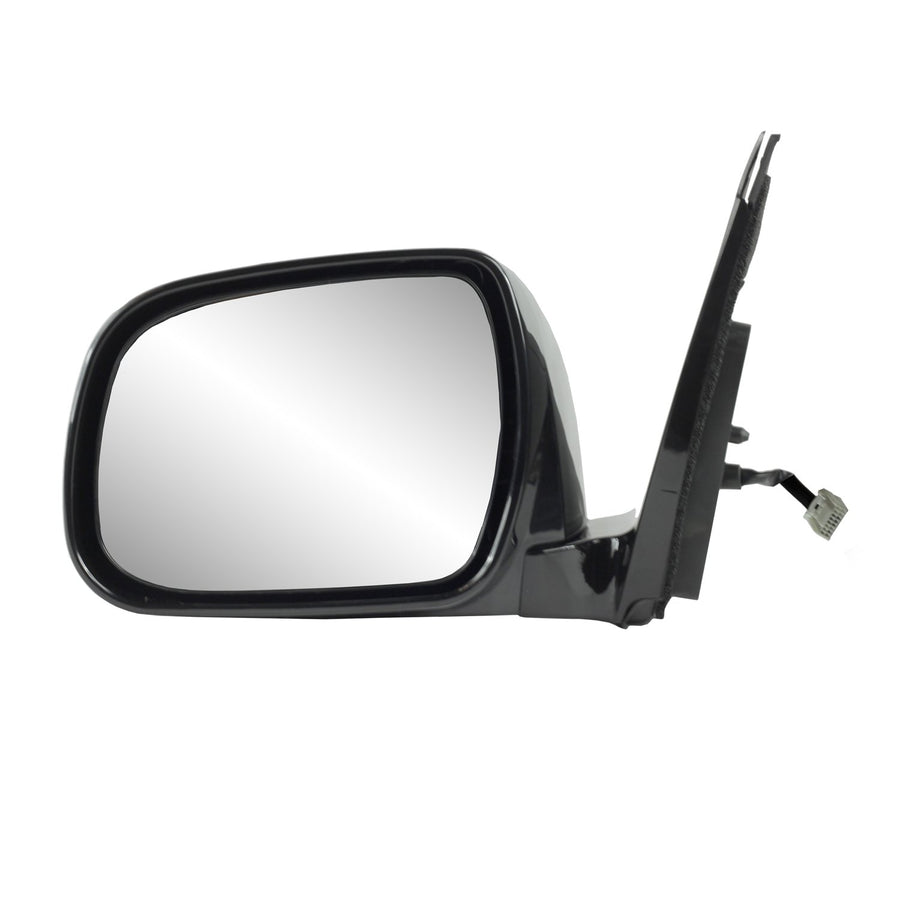 Driver Side Fit Mirror for Lexus RX330, RX350, RX400h, Black w/PTM Cover, Foldaway, w/o Memory, Heated Power