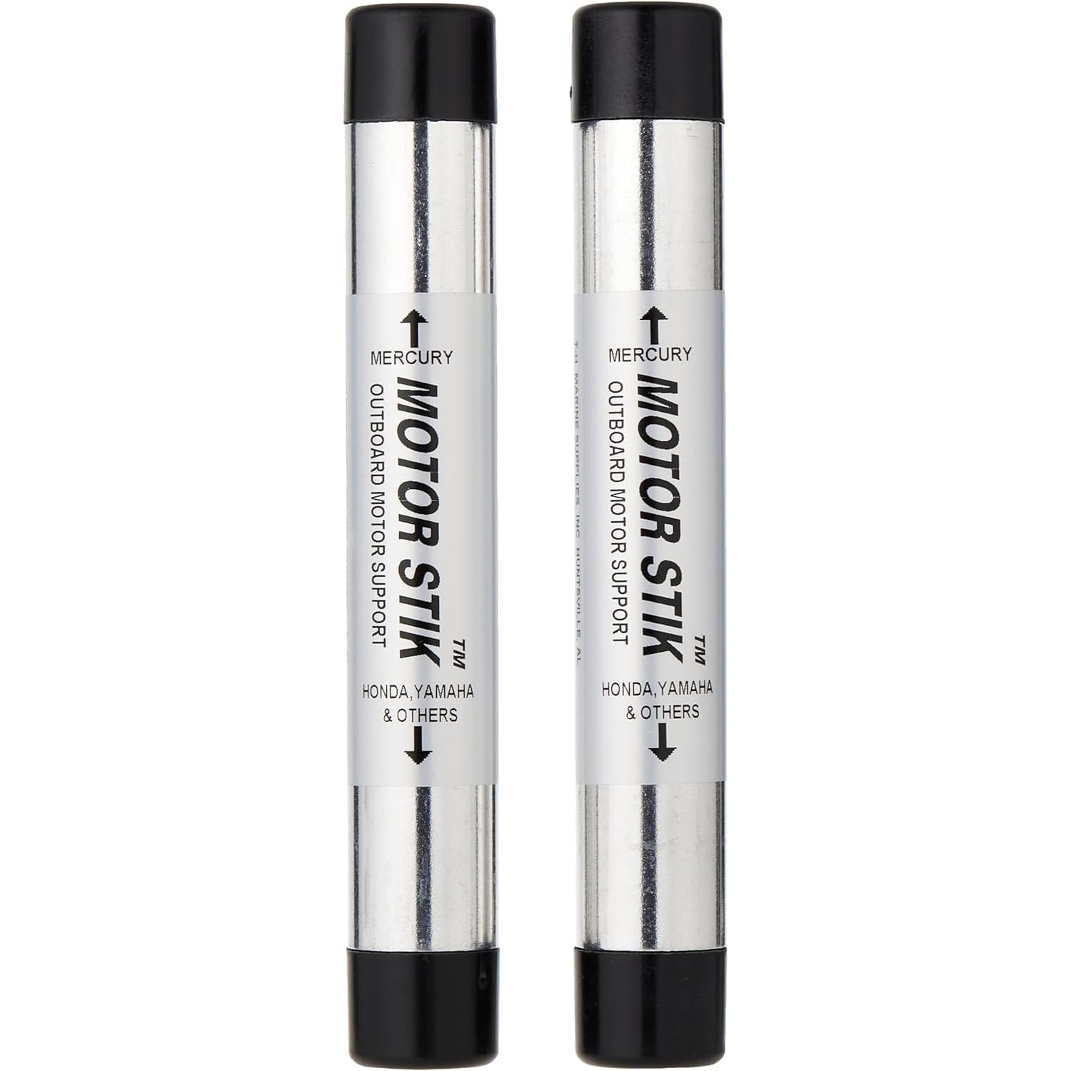 Heavy-Duty T-H Marine Motor Stik Pair - 8.75" Transom Saver Outboard Trailering Support for Tilt/Trim Rams, Fits Most 150HP+ Engines - Excludes 2024 Mercury, Yamaha Grease Fitting Note