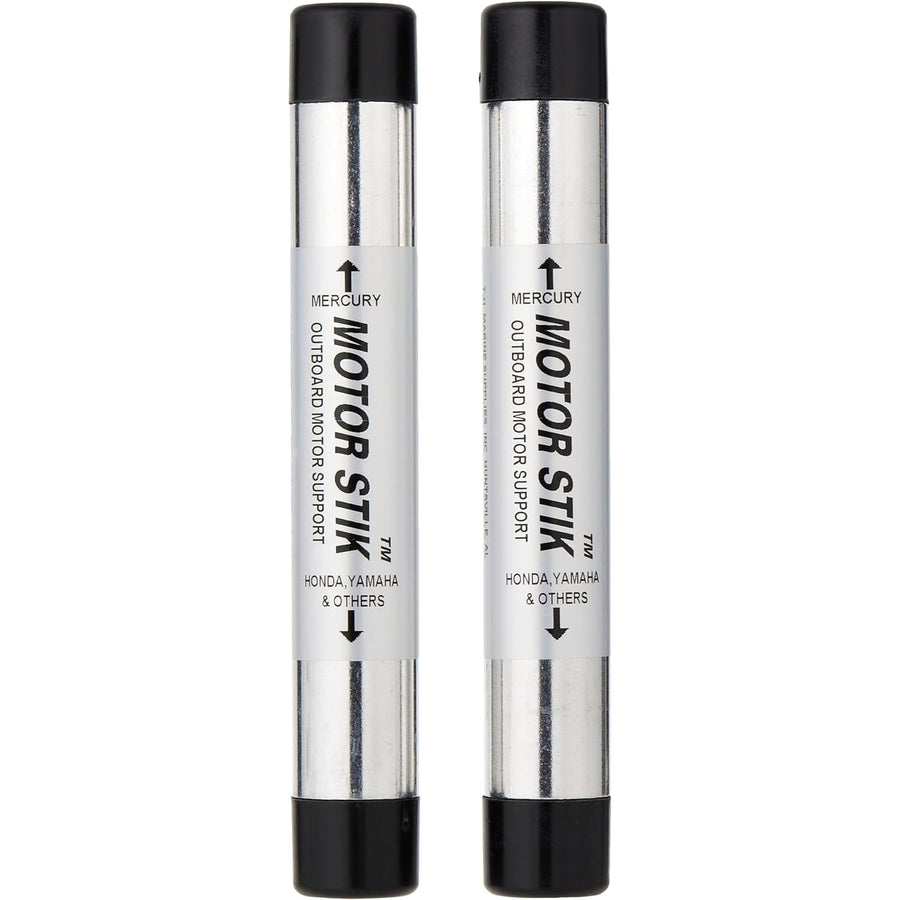 Heavy-Duty T-H Marine Motor Stik Pair - 8.75" Transom Saver Outboard Trailering Support for Tilt/Trim Rams, Fits Most 150HP+ Engines - Excludes 2024 Mercury, Yamaha Grease Fitting Note