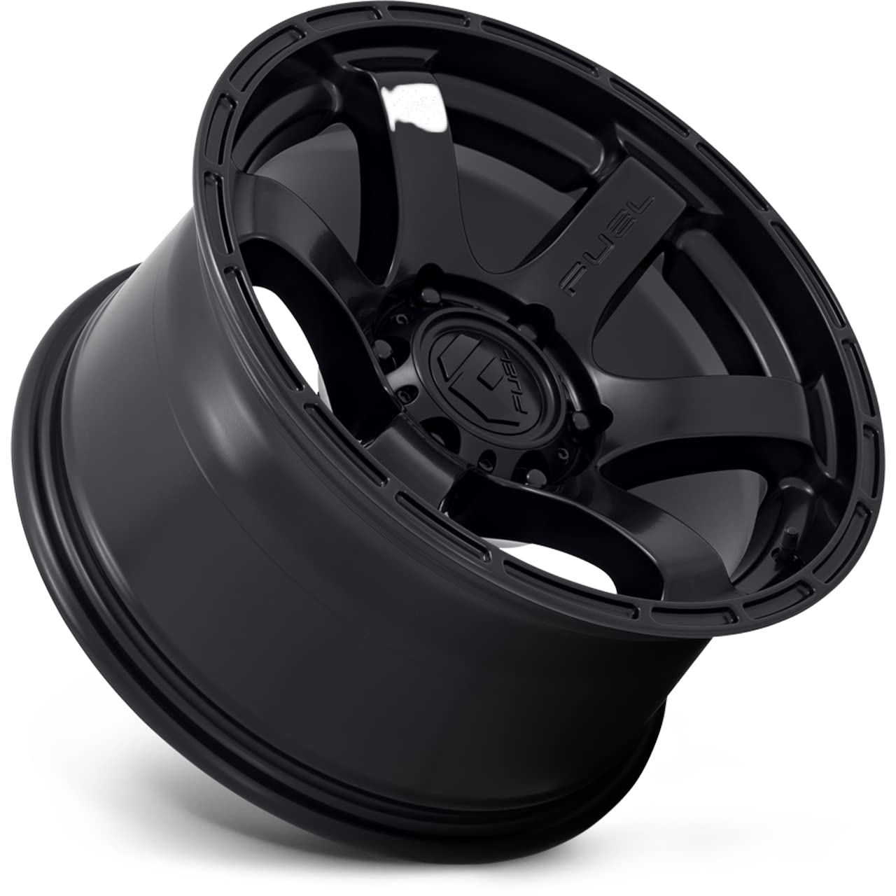 D766 RUSH FUEL OFF-ROAD 17X9, 6X5.5, 4.53, -12mm SATIN BLACK - D76617908445