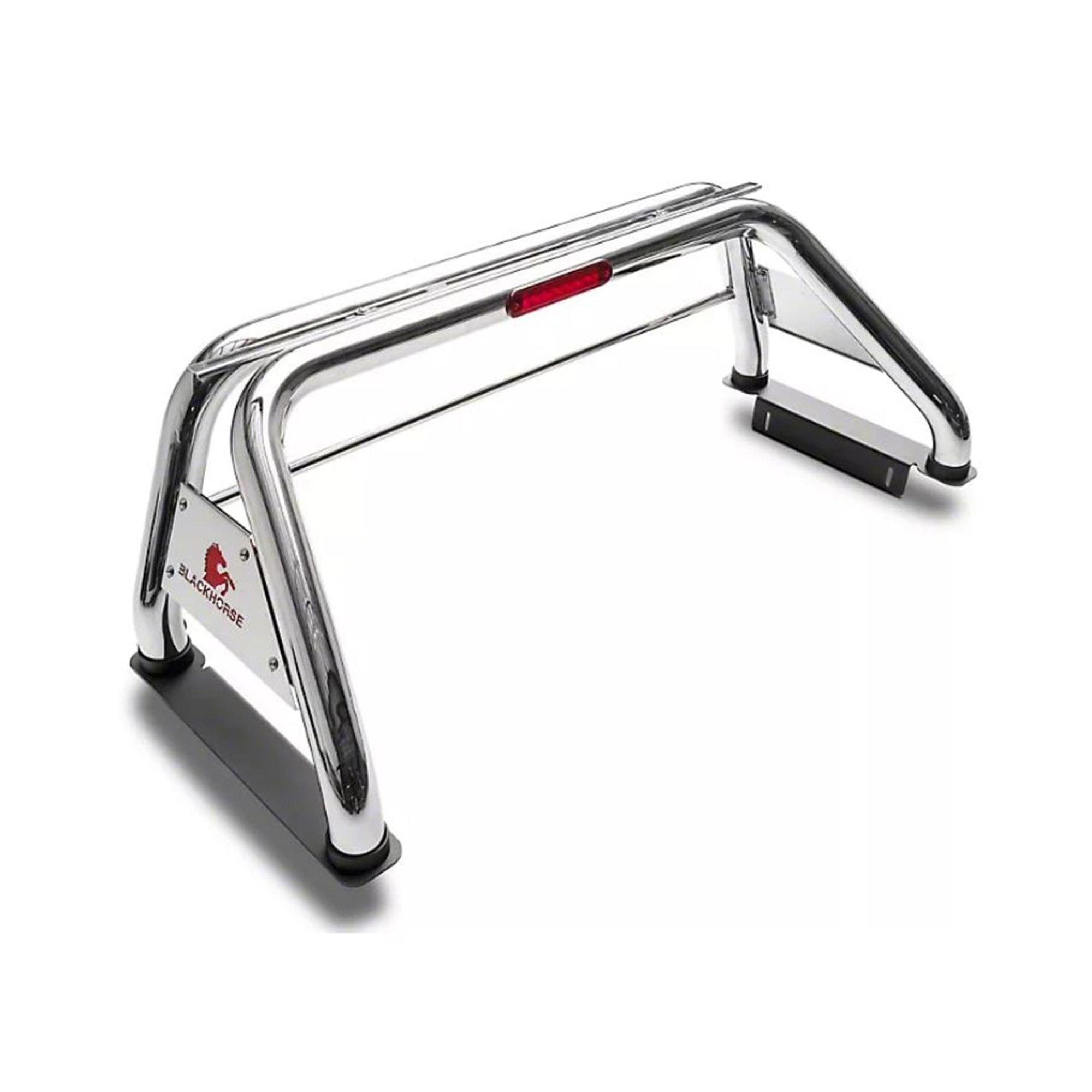Off Road Black Horse Classic Roll Bar Stainless Steel Compatible with 1999-2023 Ford F-250 Super Duty|1999-2023 Ford F-350 Super Duty|1999-2023 Ford F-450 Super Duty-RB015SS