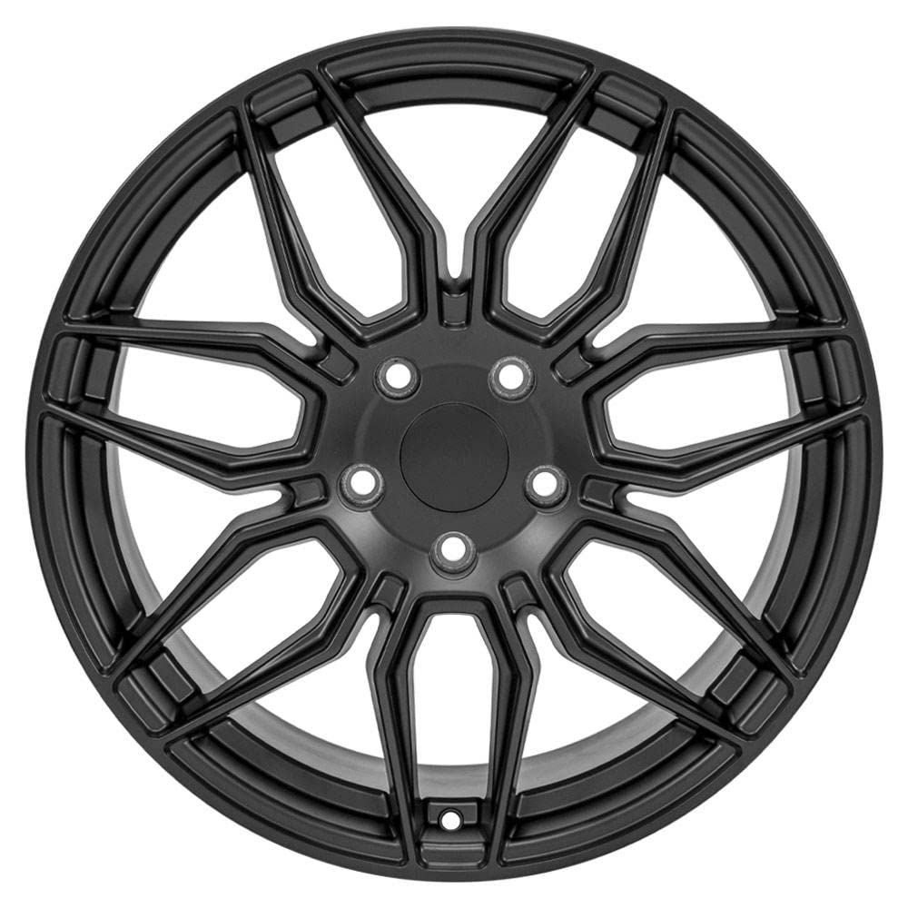 CV03C OE Wheels 19" Replica Wheel Fits Chevrolet C7 Corvette 19X10 Satin Black Wheel
