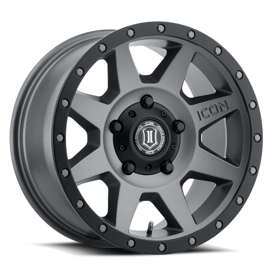 ICON Alloys Rebound, 18 x 9/5 x 150 Titanium, 25mm Offset, 6" BS, 1818905560TT