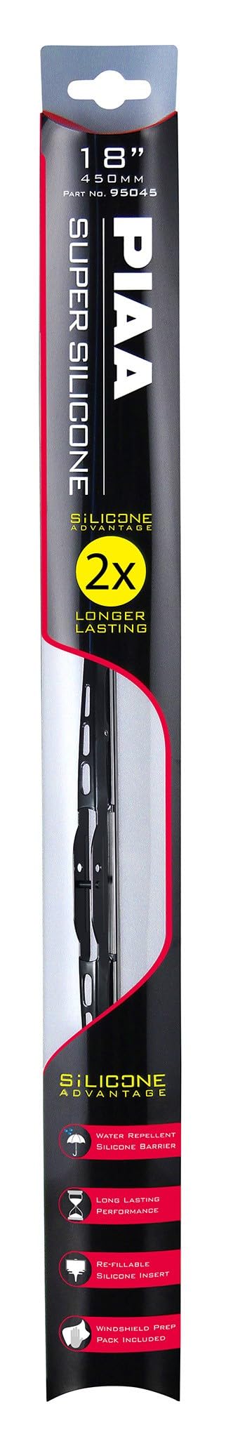 18" PIAA Silicone Wiper Blade Refill (Pack of 1)