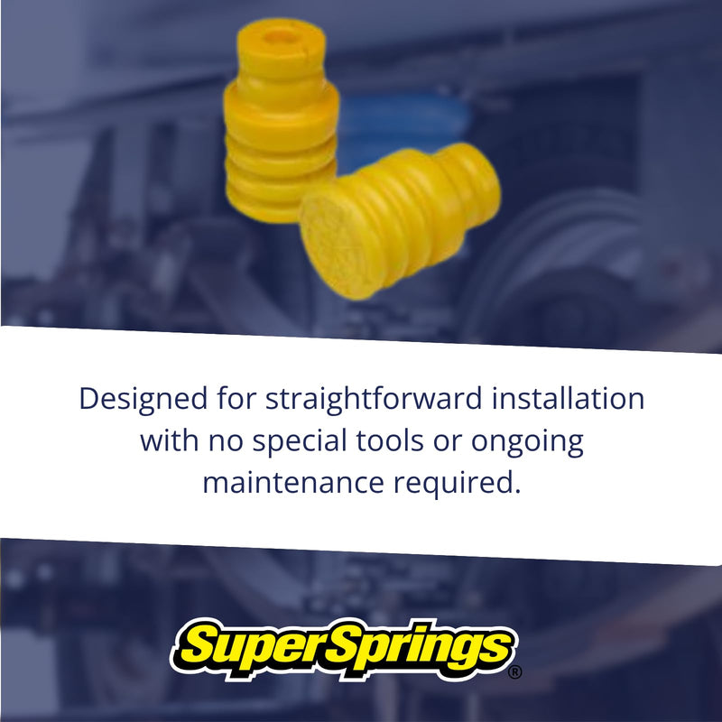 SumoSprings SSF-406-54 | Front for Jeep Wrangler TJ, Yellow
