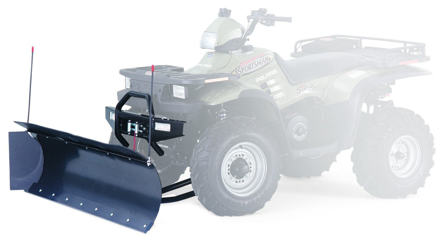 Powersports WARN 67679 ATV Snow Plow Blade Marker Visual Guide, 2', Black