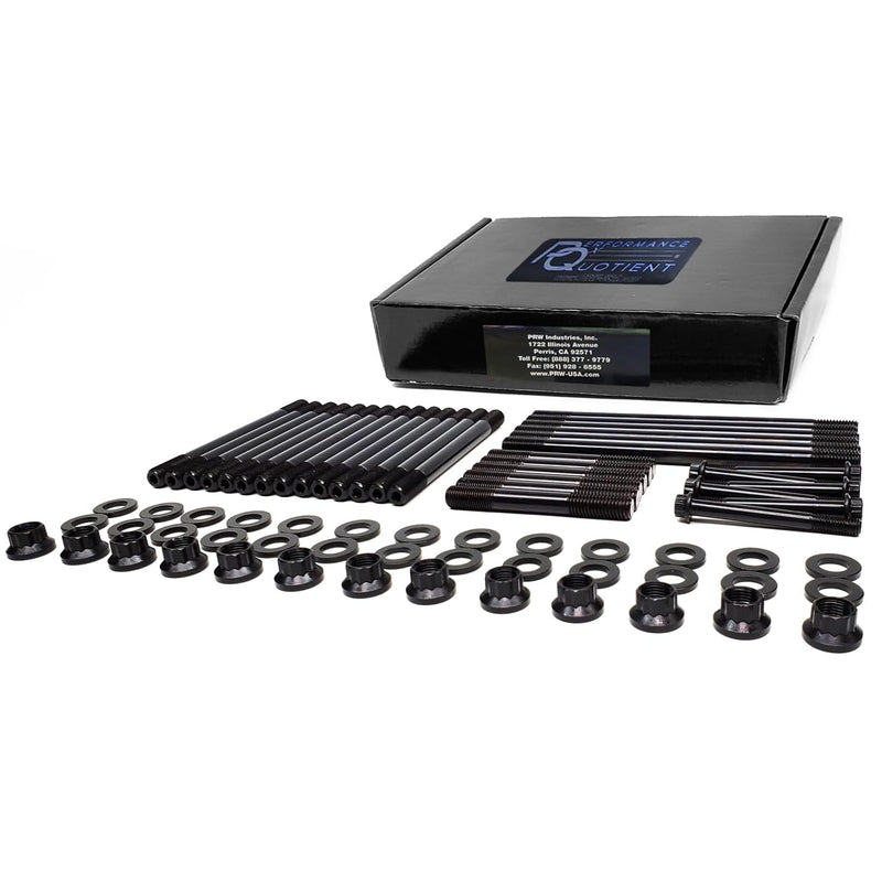 DODGE CUMMINS HEAD STUD KIT 5.9L 12V 8998 CUSTOM4140 STUDS PARELLEL GROUND WASHERS 12PT NUTS