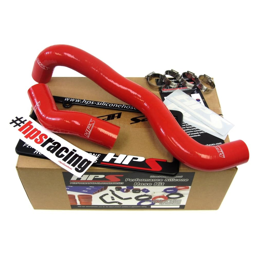 Red HPS 57-1267-RED Silicone Radiator Hose Kit Coolant