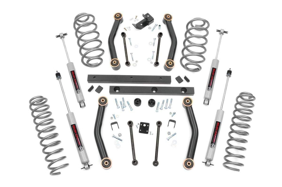 4" Lift Kit Rough Country for 1997-2002 Jeep Wrangler TJ 4WD - 90630