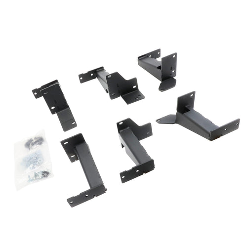 Dominator Xtreme Go Rhino Frame Slider Brackets | Mild Steel, Textured Black | FSD4425TK | Fits 2014-2023 Toyota 4Runner (Excludes Limited, Nightshade Edition & TRD Sport)