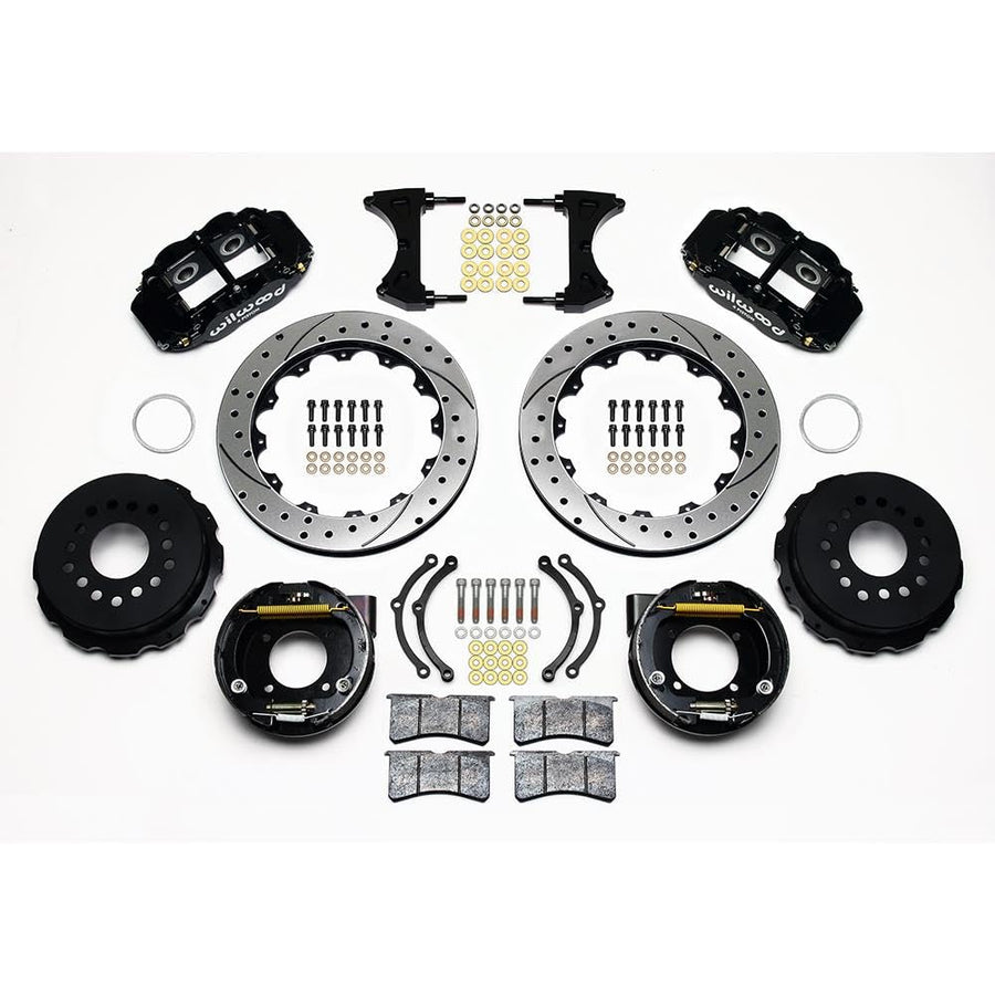 Rear P-Brk Kit, FNSL4R, 12.88", Drilled