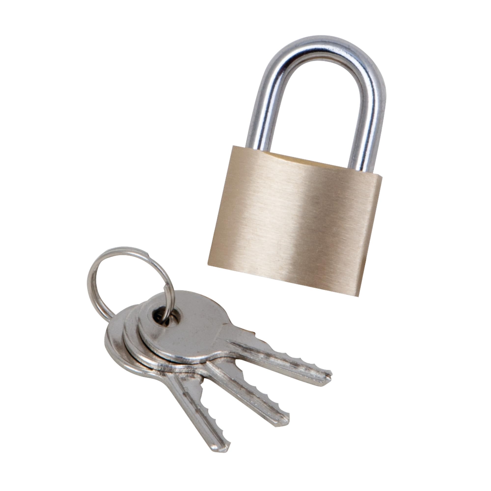 W3251 Performance Tool Solid Brass Padlock with Hardened Steel Shackle and Tamper-Resistant Design, Small Fishbowl, US Patents D673370 and D685580