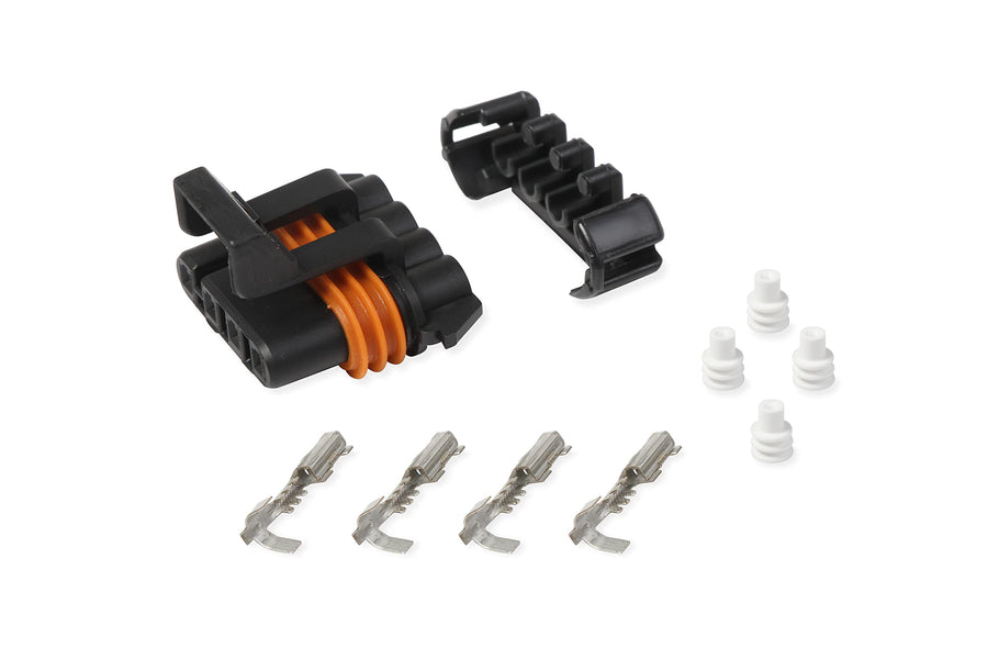 Power Tap Connector Holley EFI 570-210 Metripak 4 Cavity Female Black