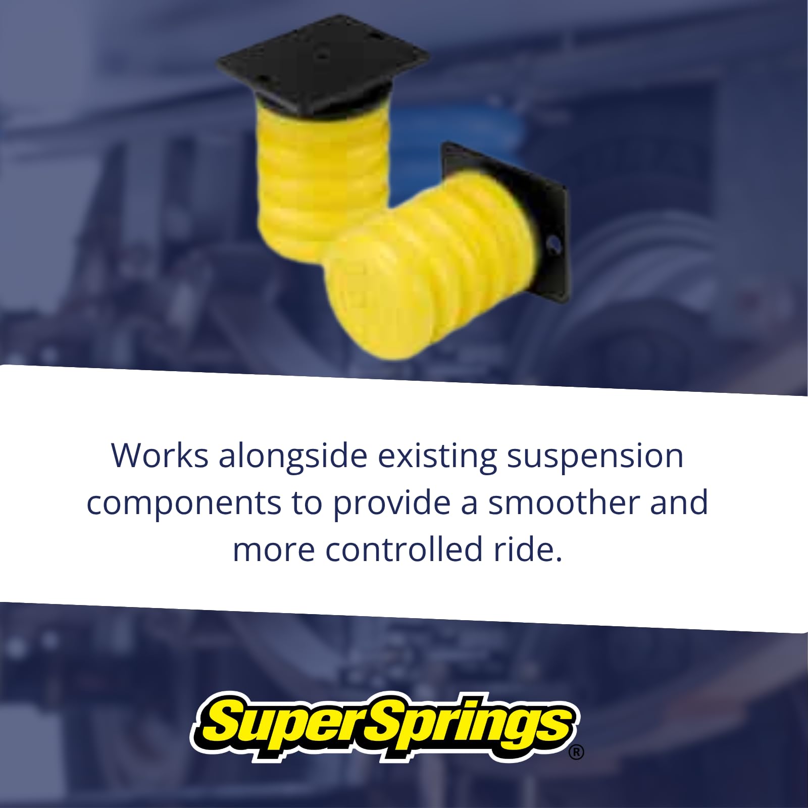 SSR-302-54 SuperSprings | Rear SumoSprings for Dodge RAM 2500|3500, Dodge RAM 4500|5500, Yellow