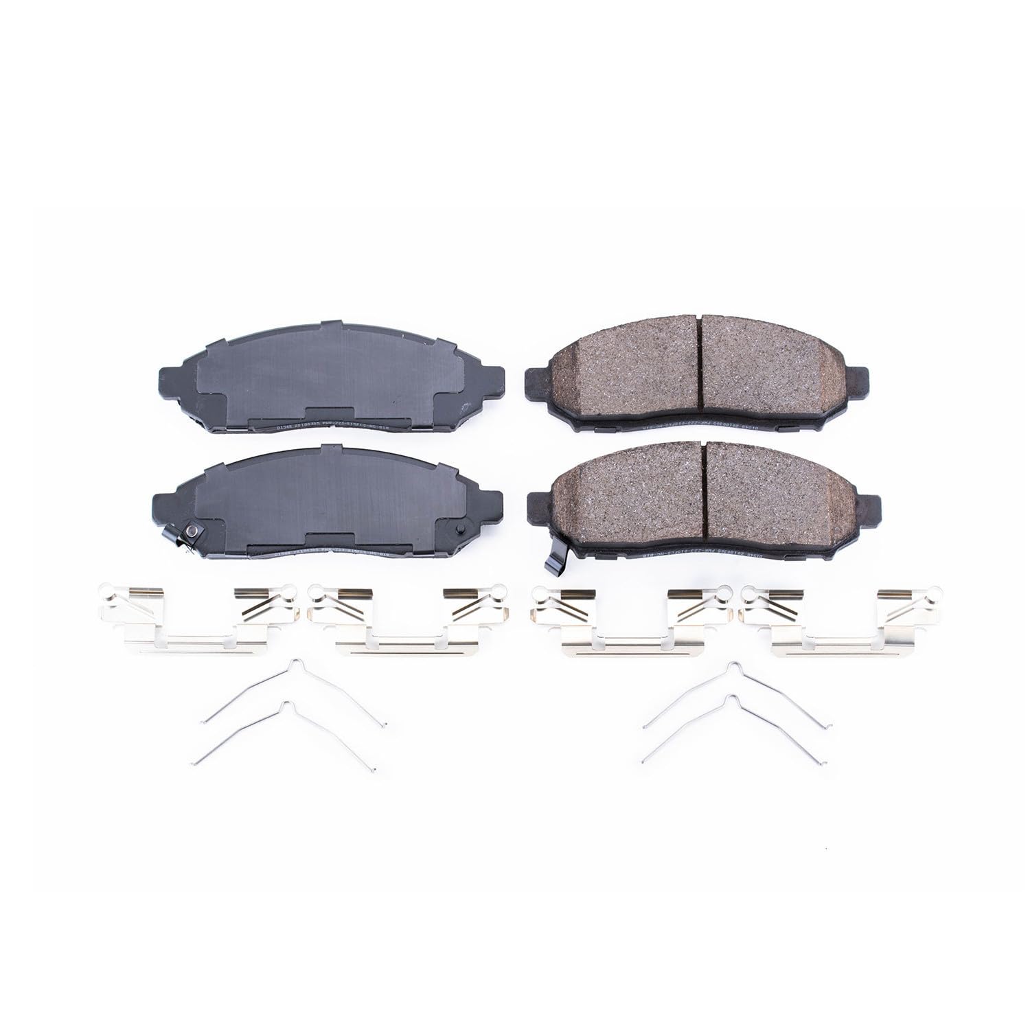 Power Stop Brake Kit Front For Chevrolet City Express 2015-18 |Nissan Frontier 2016-24 |LEAF 2011-14 |NV200 2013-21 - Ceramic Brake Pads With Installation Hardware, 17-1548