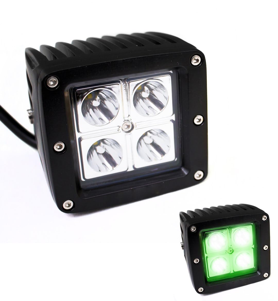 Race Sport 3 X 3in 1 Green X-Hunter Series Led