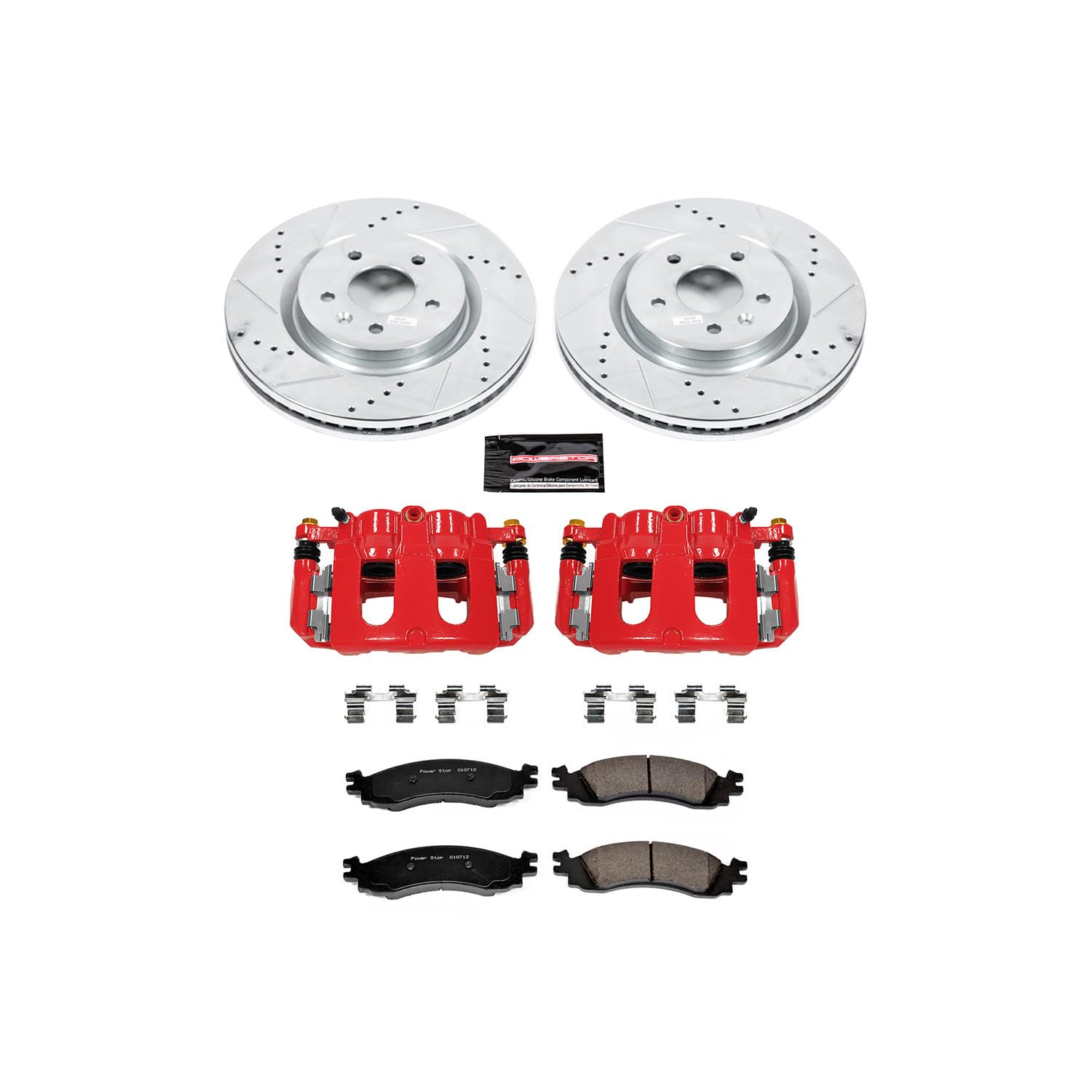 Power Stop Z23 Evolution Sport Brake Kit KC5581 (with Calipers) For Ford Taurus 2011-2012 [Model Specific]