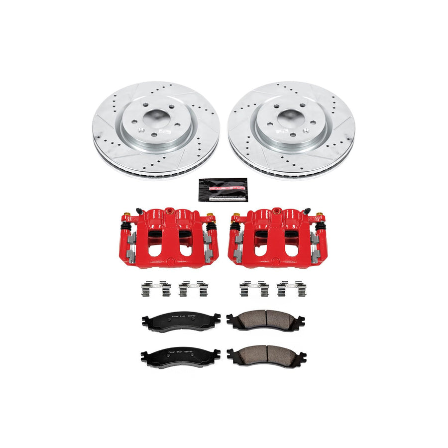 Power Stop Z23 Evolution Sport Brake Kit KC5581 (with Calipers) For Ford Taurus 2011-2012 [Model Specific]
