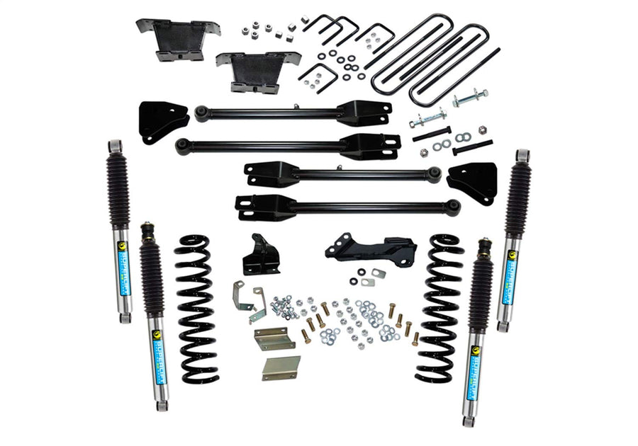 SUPERLIFT SUSPENSION RealTruck 4" Lift Kit for Ford F-250/F-350 | Complete Lift Kit with Front & Rear Bilstein 5100 Series Shocks and 4-Link Arms | K236B | Fits 2011-2016 Ford F-250 / F-350 4WD